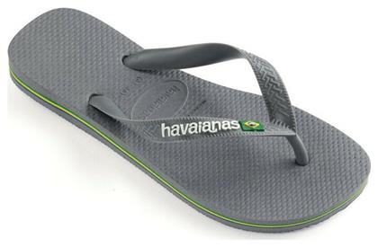 Brasil Logo Flip Flops σε Γκρι Χρώμα Havaianas