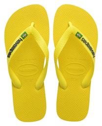 Brasil Logo Neon Σαγιονάρες σε Κίτρινο Χρώμα Havaianas