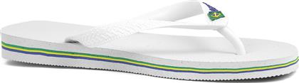 Brasil Logo Σαγιονάρες σε Λευκό Χρώμα Havaianas
