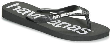Παιδικές Σαγιονάρες Flip Flops Μαύρες Top Logomania Havaianas