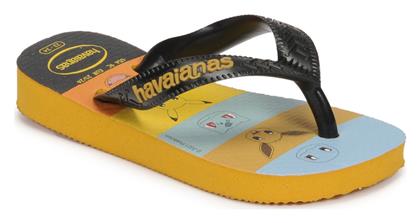 Havaianas Παιδικές Σαγιονάρες Flip Flops Μαύρες Top Pokemon από το Spartoo