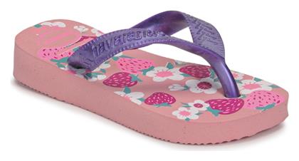 Havaianas Παιδικές Σαγιονάρες Flip Flops Μωβ Flores από το Z-mall