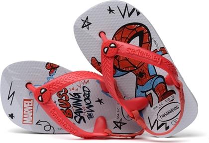 Havaianas Παιδικές Σαγιονάρες Flip Flops Spider-Man Λευκές
