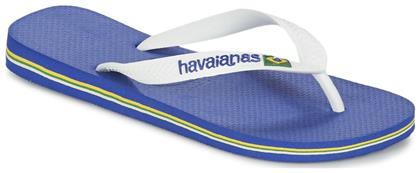 Παιδικές Σαγιονάρες Λευκές Brasil Logo Havaianas