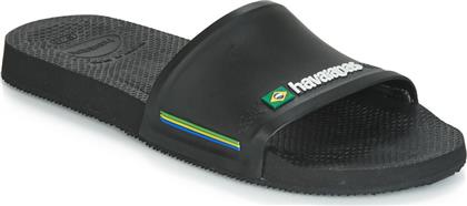 Havaianas Slide Brasil FC Slides σε Μαύρο Χρώμα από το Spartoo