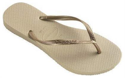 Slim Logo Σαγιονάρες Sand Grey / Light Golden Havaianas