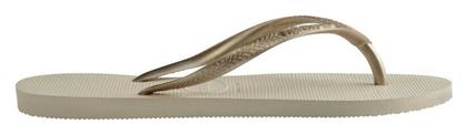 Slim Σαγιονάρες σε Χρυσό Χρώμα Havaianas