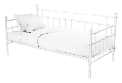 Havelock Καναπές Κρεβάτι Μονό για Στρώμα 90x190cm Λευκό - Pakketo