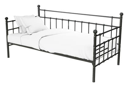Havelock Καναπές Κρεβάτι Μονό για Στρώμα 90x190cm Μαύρο - Pakketo