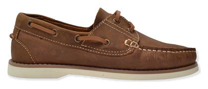 Δερμάτινα Ανδρικά Boat Shoes σε Ταμπά Χρώμα Hawkins