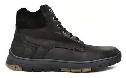 Μποτάκια Casual Μαύρα 72320-320 ΜΑΥΡΟ Hawkins Premium