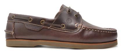 Δερμάτινα Ανδρικά Boat Shoes σε Καφέ Χρώμα Hawkins Premium