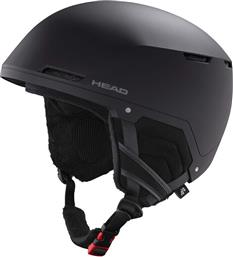 Head Compact Κράνος για Σκι & Snowboard σε Μαύρο Χρώμα