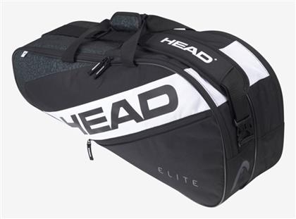 Elite 6R Combi Τσάντα Ώμου / Χειρός Τένις 6 Ρακετών Μαύρη Head