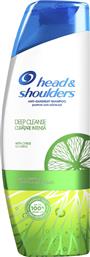 Head & Shoulders Deep Cleanse Citrus Shampoo 300ml από το e-Fresh