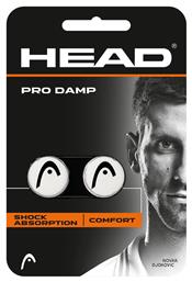Pro Damp 285515 Αντικραδασμικό Ρακέτας Τένις σε Λευκό Χρώμα 2τμχ Head