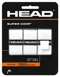 Super Comp 014779 Overgrip Λευκό 3τμχ Head