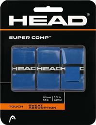 Head Super Comp Overgrip Μπλε 3τμχ