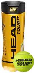 Tour XT Μπαλάκια Τένις για Τουρνουά 3τμχ Head