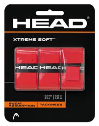 Xtreme Soft Overgrip Κόκκινο 3τμχ Head