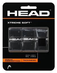 Xtreme Soft Overgrip Μαύρο 3τμχ Head