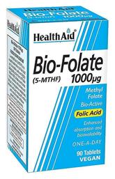 Bio-Folate 1000mg 90 ταμπλέτες Health Aid