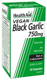 Black Garlic 750mg Σκόρδο 30 φυτικές κάψουλες Health Aid
