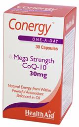 Conergy CoQ-10 30mg 30 κάψουλες Health Aid