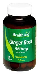 Ginger Root 560mg 60 ταμπλέτες Health Aid