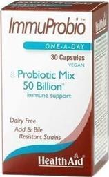 Health Aid Immuprobio Probiotic Mix 50 Billion με Προβιοτικά και Πρεβιοτικά 30 φυτικές κάψουλες