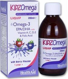 Health Aid KidzOmega Liquid Omega 3 200ml Wild Berry