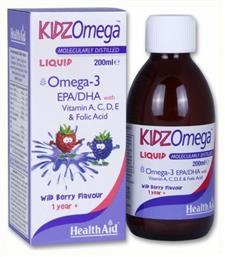 KidzOmega Liquid Omega 3 Ιχθυέλαιο 200ml Health Aid
