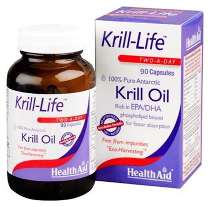 Krill Life Two A Day Krill Oil 90 κάψουλες Health Aid