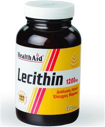 Health Aid Lecithin Συμπλήρωμα Διατροφής με Λεκιθίνη 1200mg 50 κάψουλες