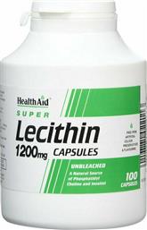 Health Aid Lecithin Συμπλήρωμα Διατροφής με Λεκιθίνη 1200mg 100 κάψουλες