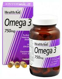 Omega 3 Ιχθυέλαιο 750mg 60 κάψουλες Health Aid