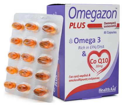Omegazon Plus One A Day Omega 3 & CoQ10 Ιχθυέλαιο 60 κάψουλες Health Aid