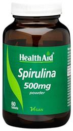 Spirulina 500mg 60 ταμπλέτες Health Aid