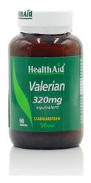 Valerian 320mg 60 ταμπλέτες Health Aid