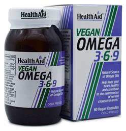 Vegan Omega 3 6 9 60 φυτικές κάψουλες Health Aid