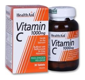 Vitamin C Bioflavonoids 30 tabs Βιταμίνη 1000mg 30 x 1 ταμπλέτες 30τμχ Health Aid