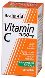 Vitamin C Βιταμίνη 1000mg 100 φυτικές κάψουλες Health Aid