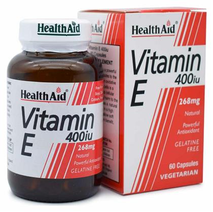 Vitamin E Βιταμίνη 400iu 268mg 60 φυτικές κάψουλες 1τμχ 1τμχ Health Aid