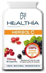 Herbal-C 750mg Βιταμίνη 750mg 60 κάψουλες Healthia