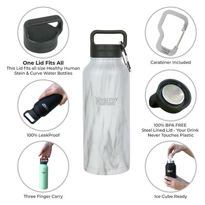 Stein Bottle 940ml Λευκό Healthy Human