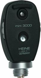 Mini 3000 2.5 V Οφθαλμοσκόπιο Κεφαλή Black Heine