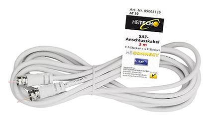 Satellite Cable F-Connector male - F-Connector male 3m (04002139) Heitech