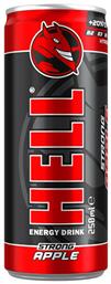 Energy Drink Apple με Ανθρακικό 250ml Hell