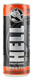 Multivitamin Energy Drink με Ανθρακικό 250ml Hell