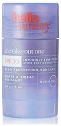 The Take-Out One SPF30 Αντηλιακό Stick 30gr Hello Sunday